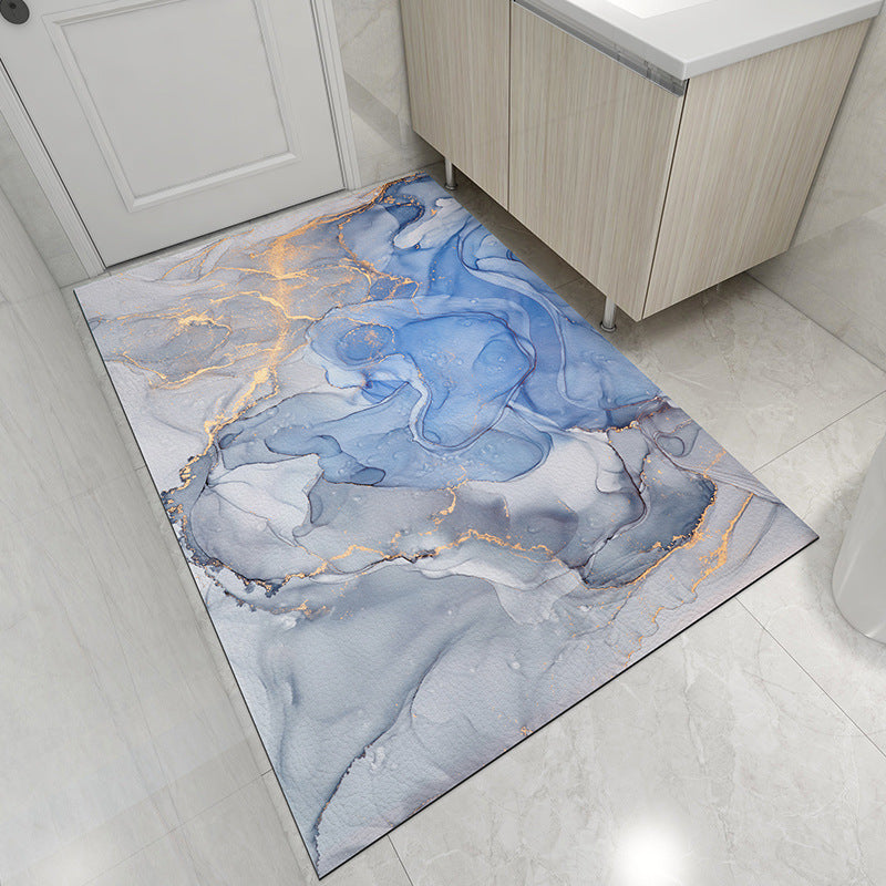 Abstract Design Bath Mat for Bathroom