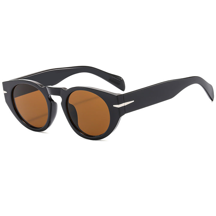 Contemporary Retro Round Sunglasses
