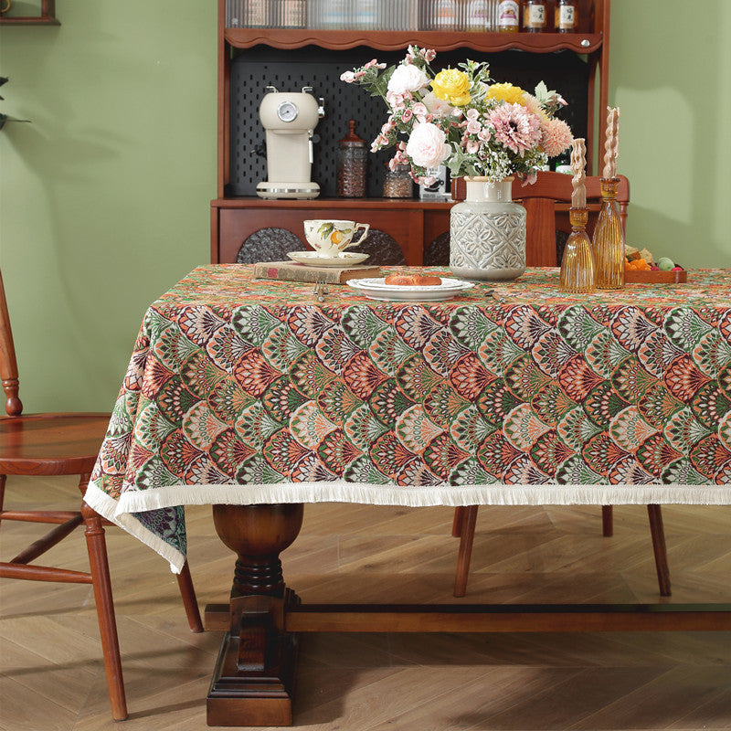 Artistic Geometric Table Cover