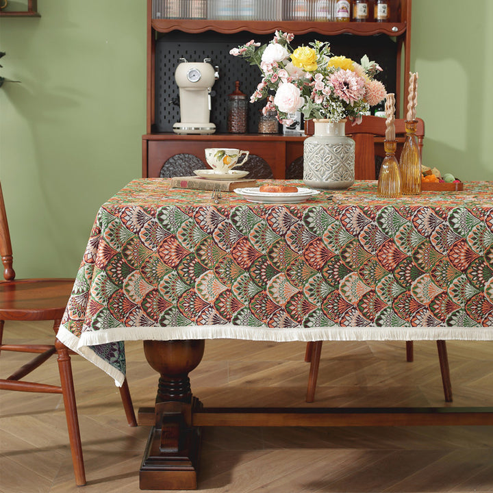 Botanical Print Table Cover