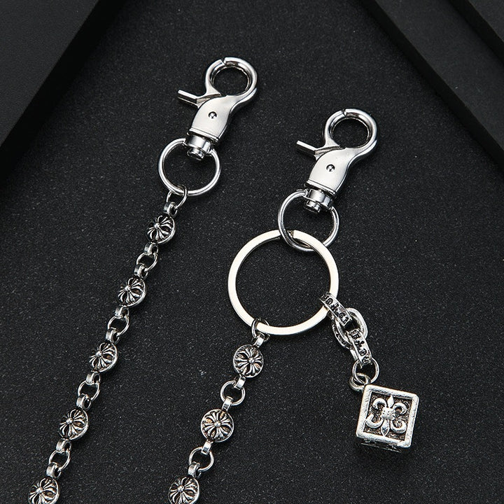 Fashionable keychain with filigree chain design Kalsten