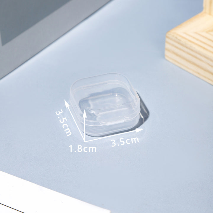 Compact Clear Pill Storage Container Kalsten