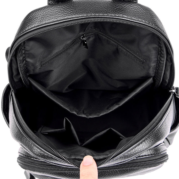 Multi-Compartment Textured Backpack Kalsten