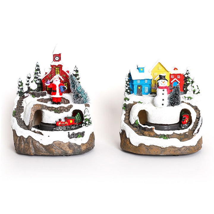 LED Illuminated Christmas Village Scene Kalsten