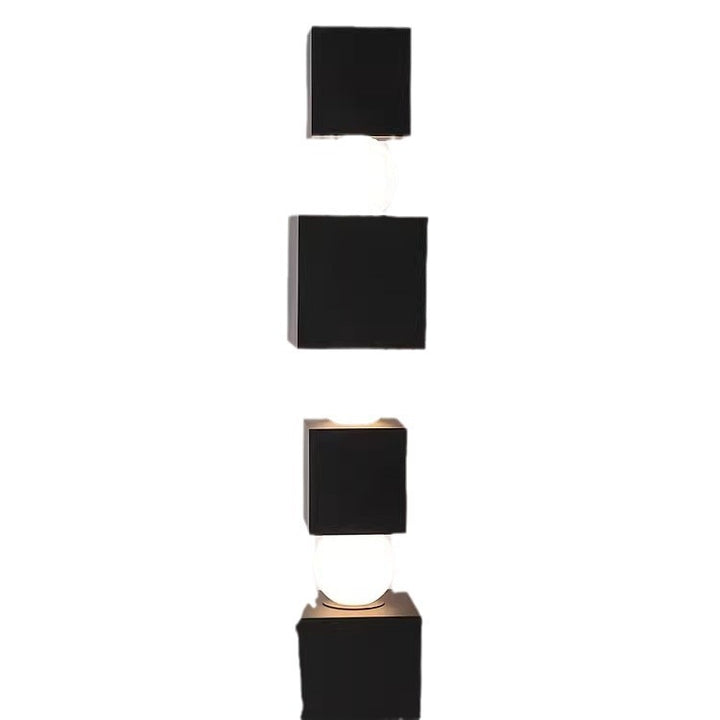 Modern Stacked Geometric Floor Lamp