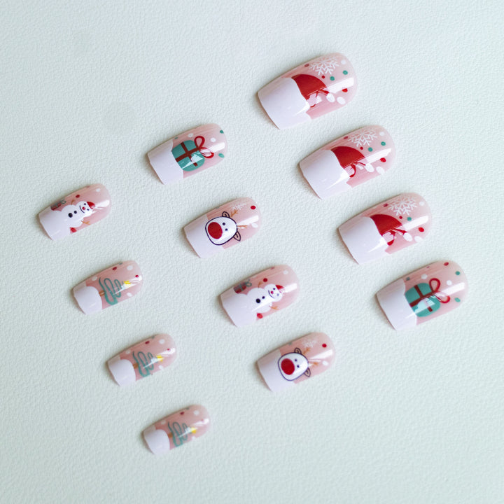 Festive Holiday Nail Art Kit