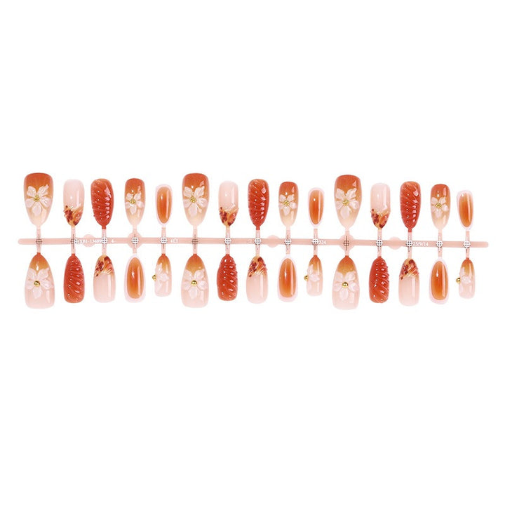 Decorative Floral Press-On Nails Kalsten