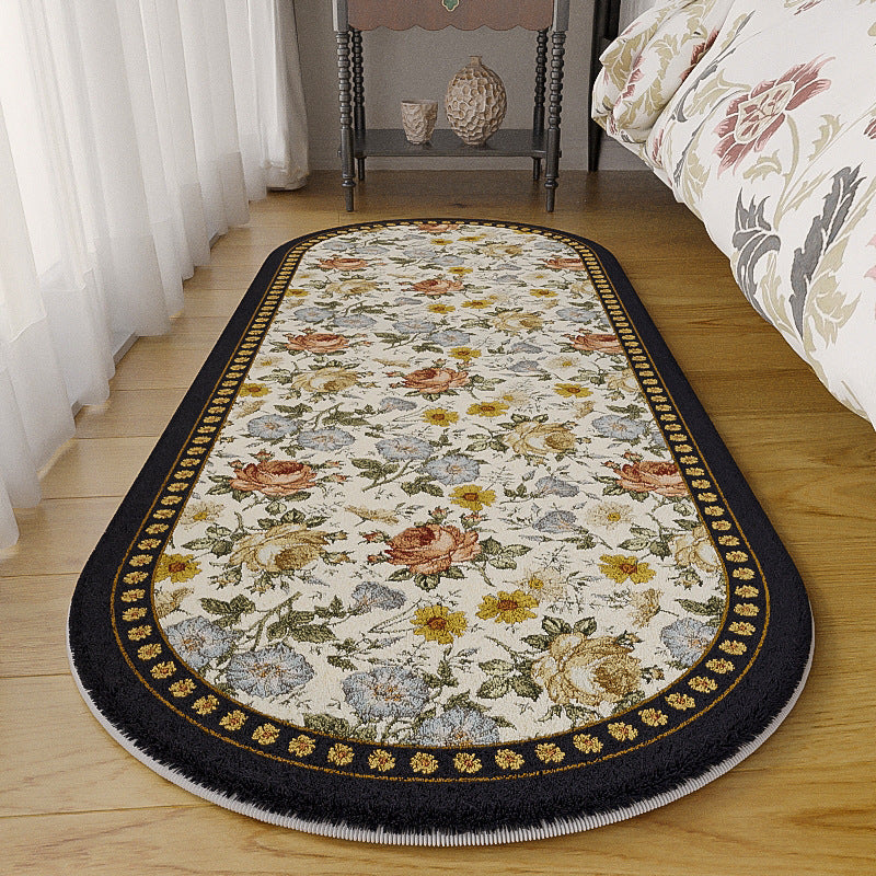 Floral Pattern Area Rug for Indoor Home