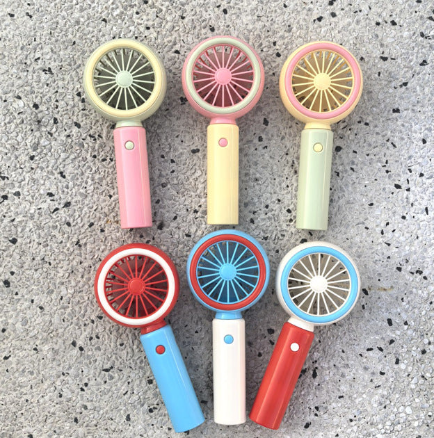 Ladies Portable Mini Hand Fan with Ergonomic Grip and Variable Speed Kalsten