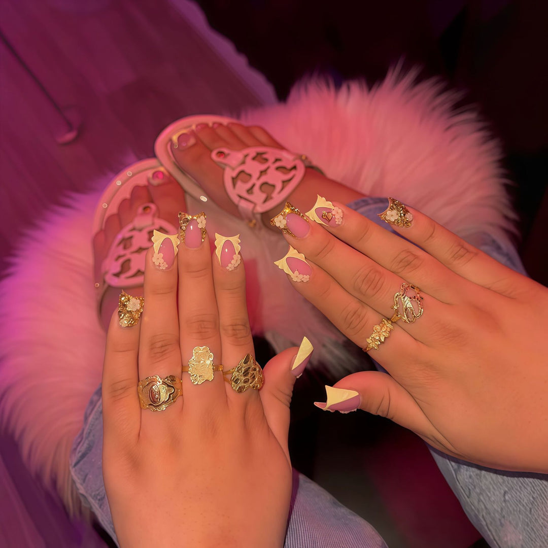Luxury Decorative Press-On Nail Set Kalsten