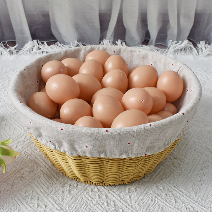 Cozy Fabric-Lined Woven Basket Kalsten