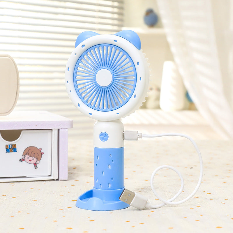 Women Portable Handheld Fan with Playful Antler Design Kalsten