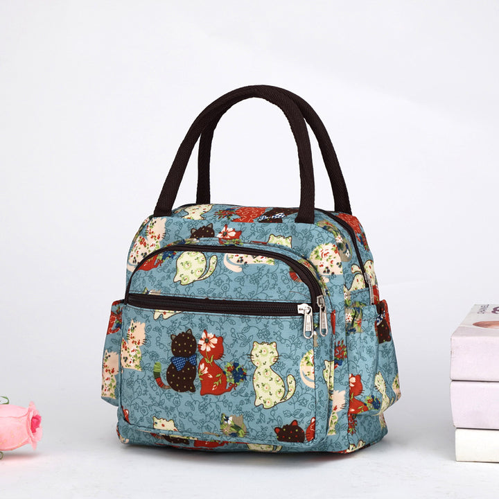 Cute Cat Print Handbag Kalsten