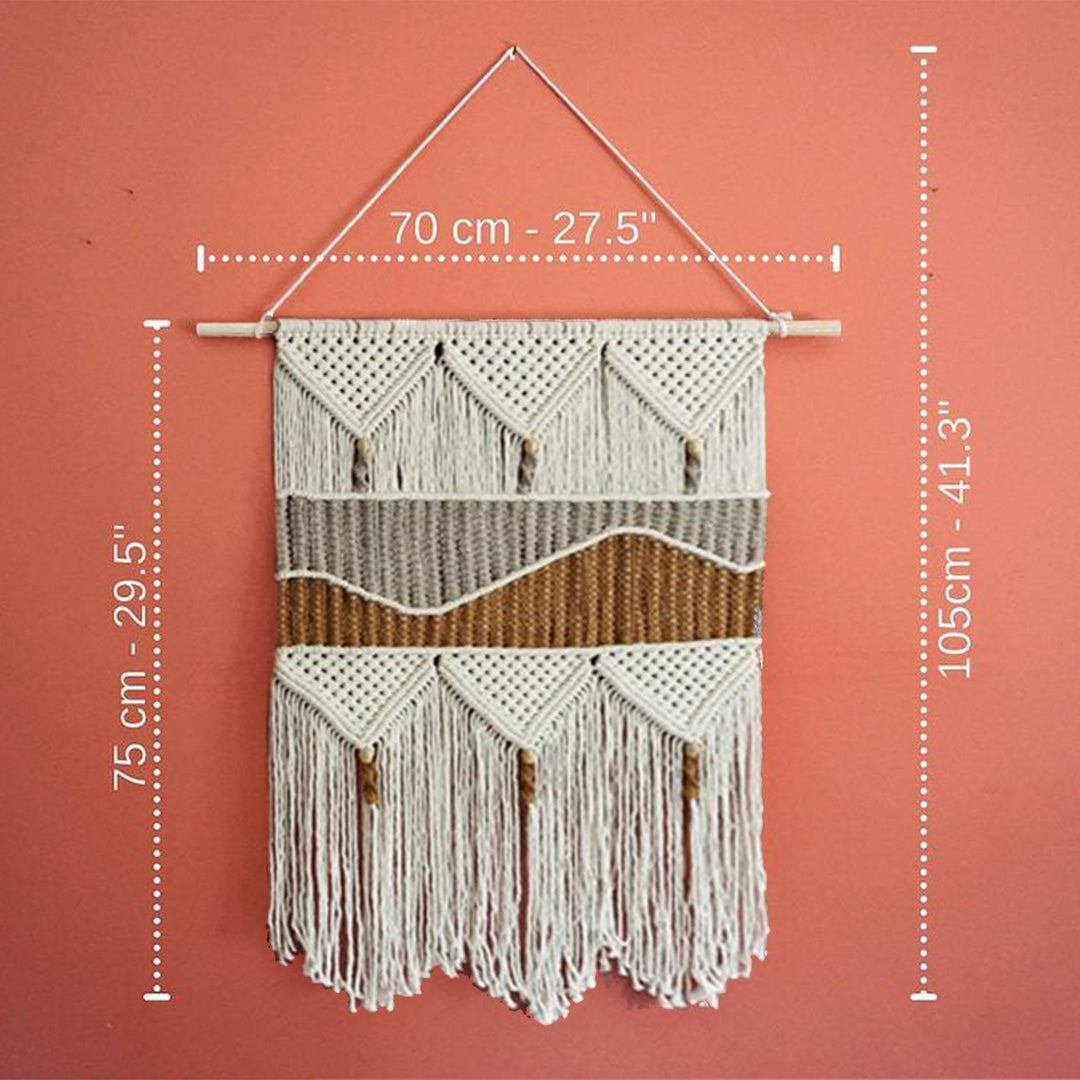 Bohemian Macrame Wall Tapestry Kalsten