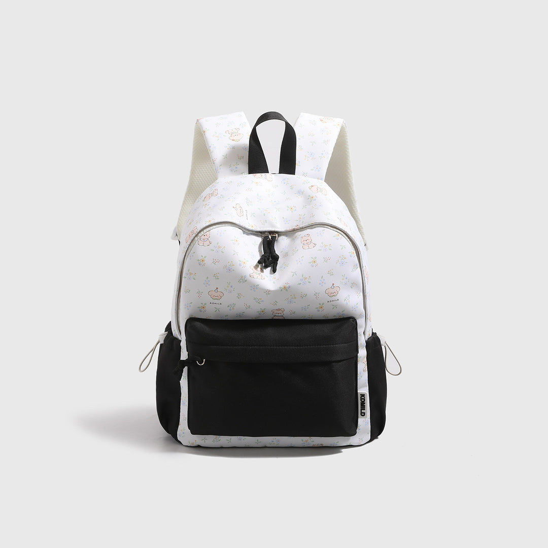 Playful Character Print Backpack Kalsten