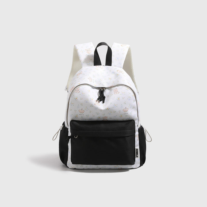 Playful Character Print Backpack Kalsten
