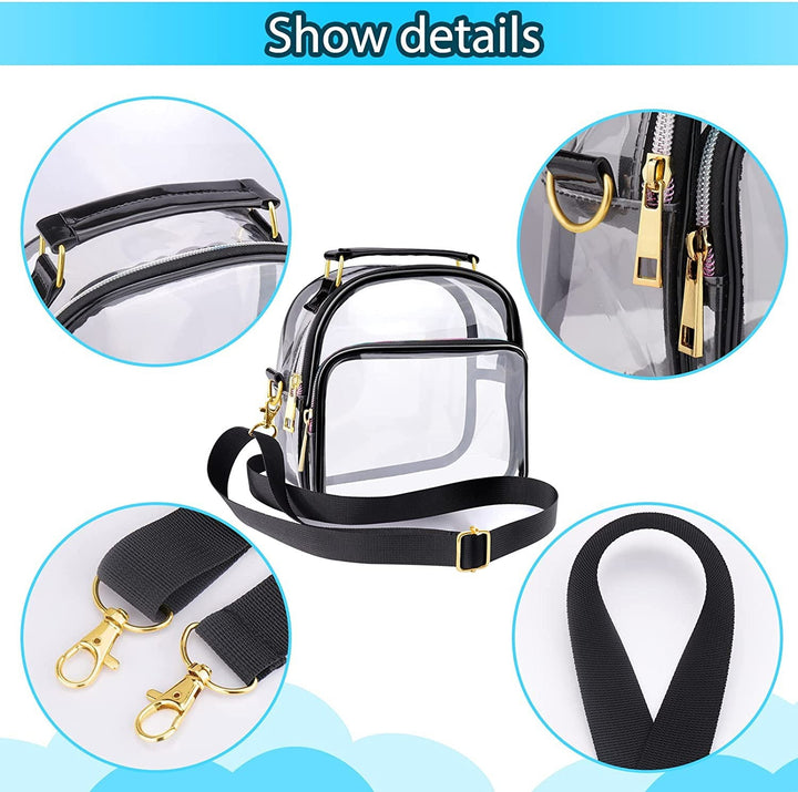 Transparent shoulder bag with removable shoulder strap Kalsten