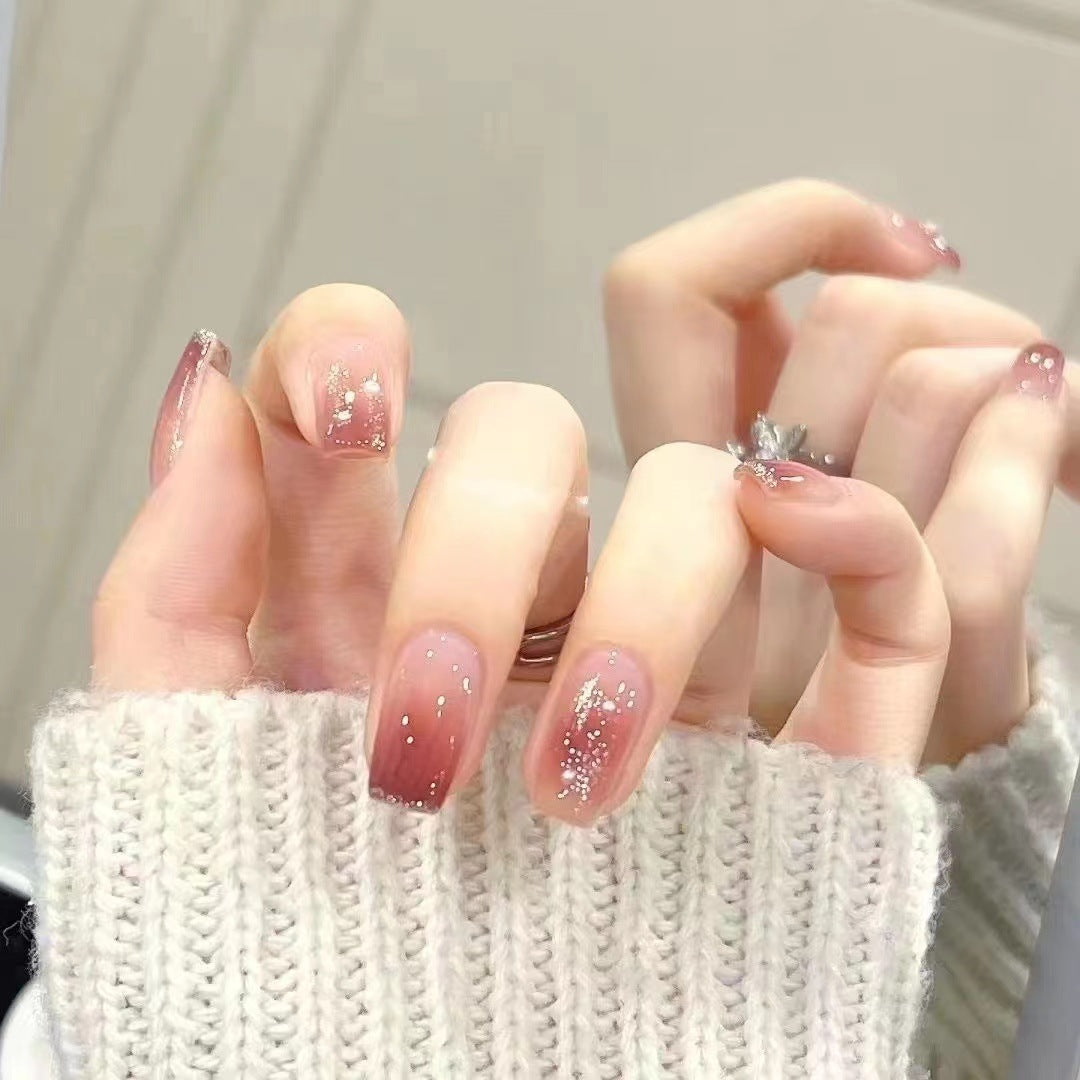 Glamorous Glitter Ombre Press-On Nail Set