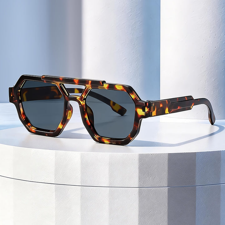 Stylish Geometric Frame Sunglasses Kalsten