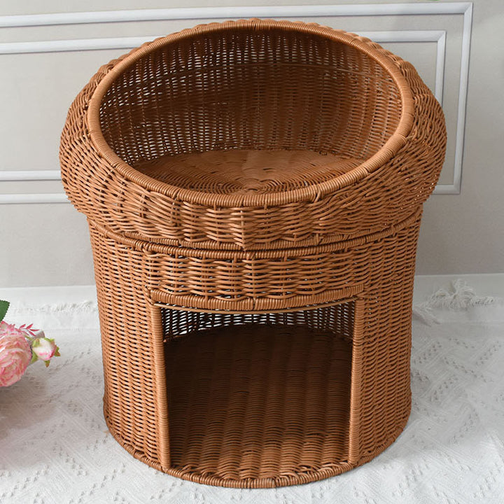 Decorative Woven Stool Kalsten
