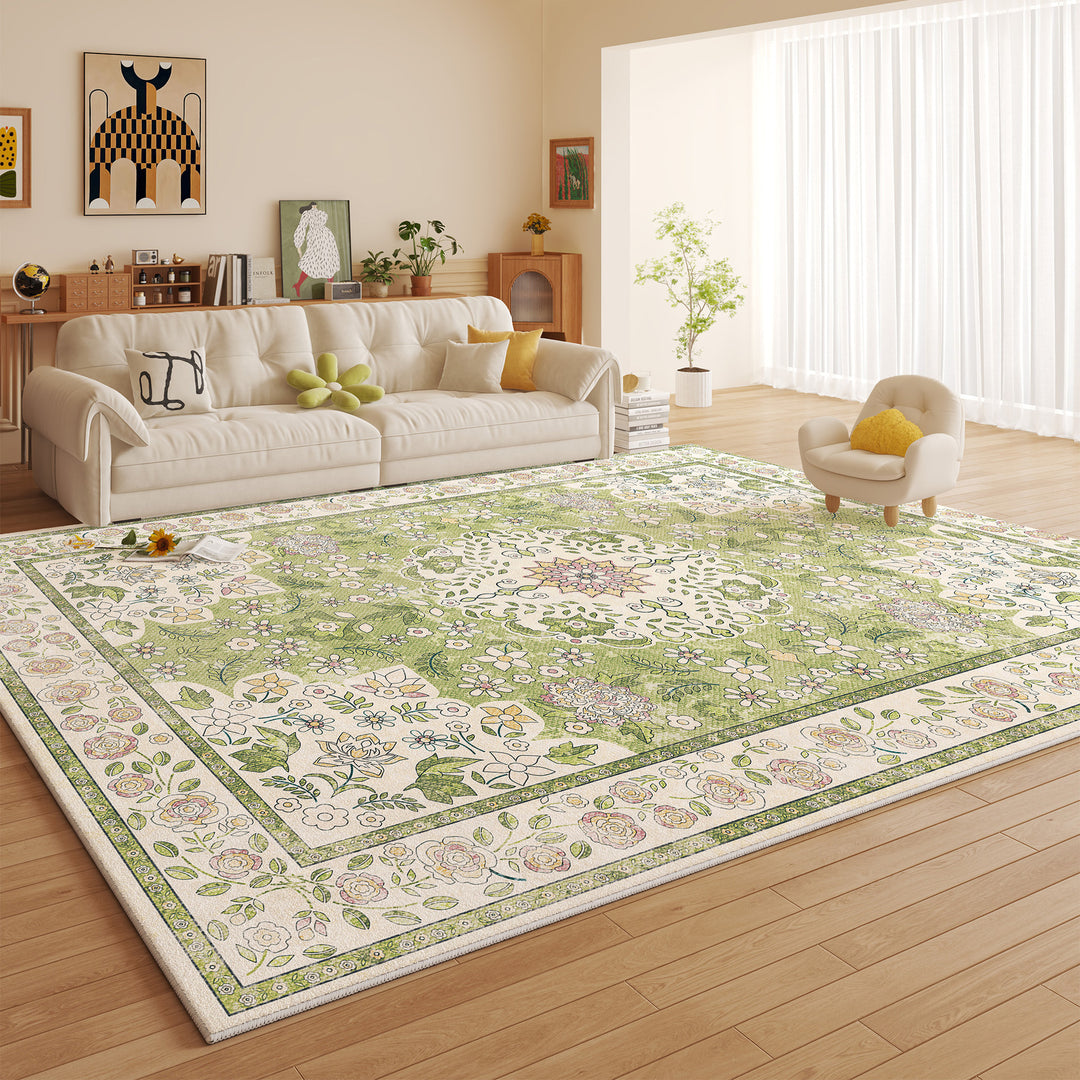 Luxurious Floral Pattern Area Rug Kalsten