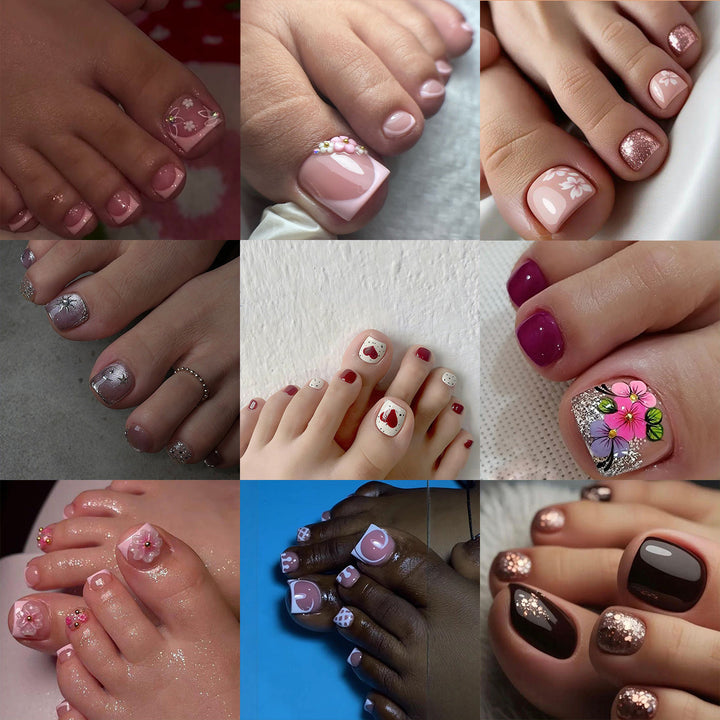 Artificial nails for elegant foot care Kalsten