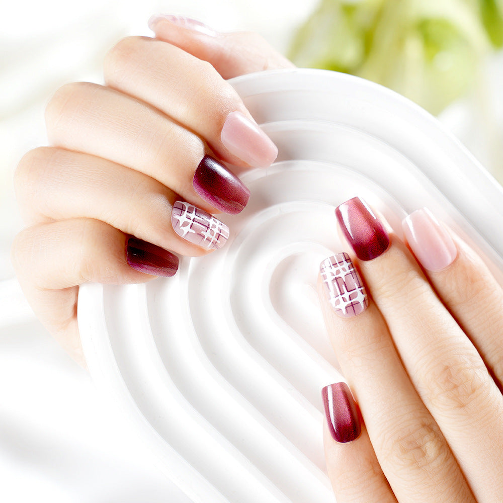 Stylish Gradient Press-On Nail Set Kalsten