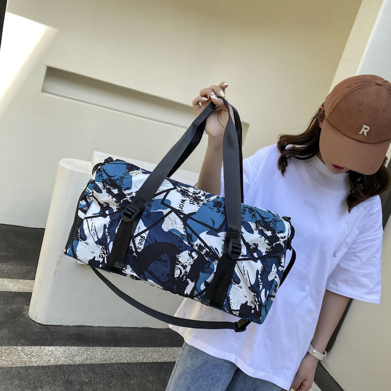 Spacious Artist-Inspired Gym Duffle Bag Kalsten