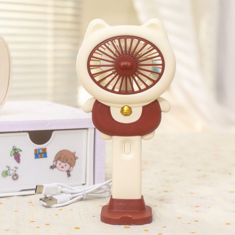 Ladies handheld fan in playful animal design Kalsten