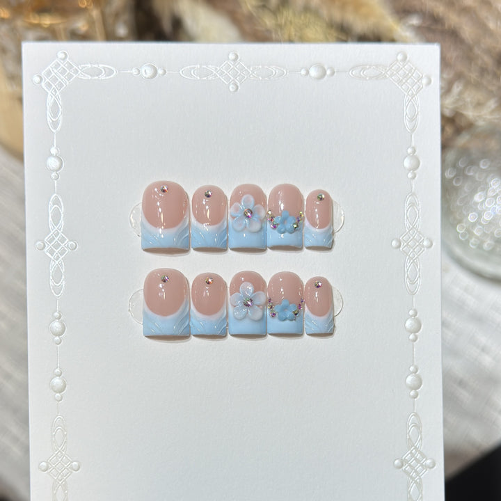 Floral Fantasy Press-On Nail Art Set Kalsten