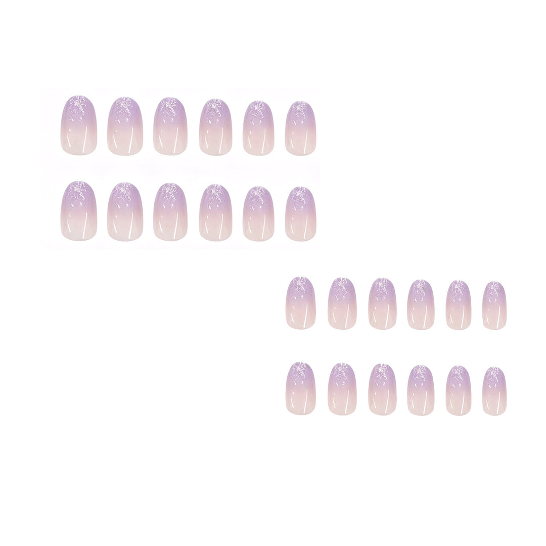 Glossy Gradient Gel Nail Enhancements Kalsten
