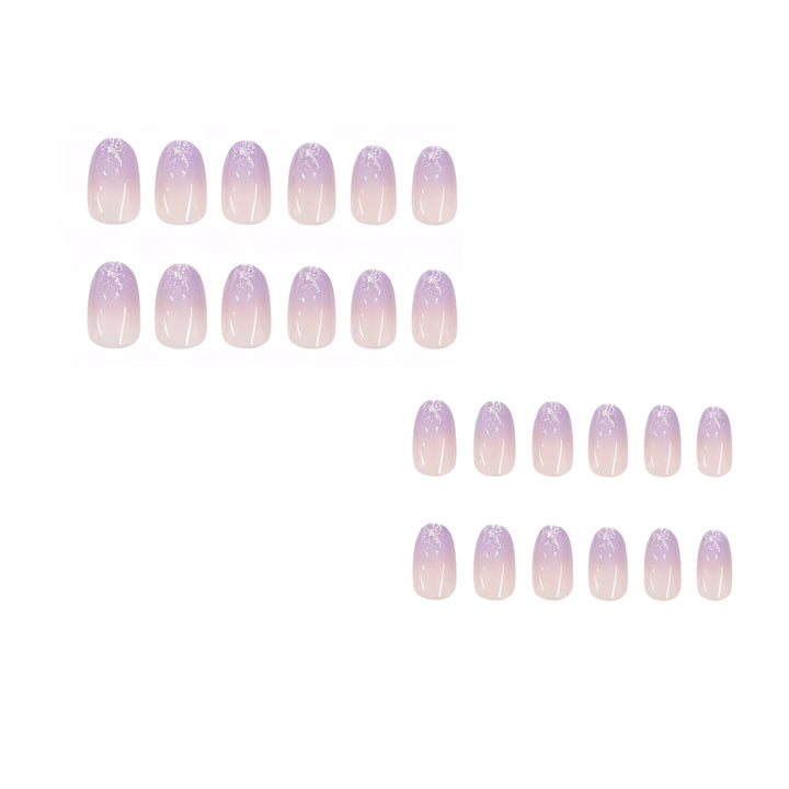Glossy Gradient Gel Nail Enhancements Kalsten