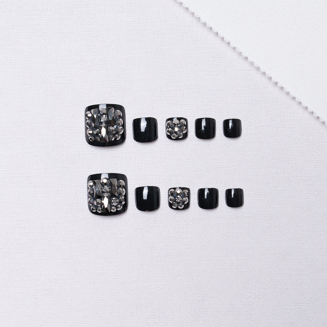 Decorative Rhinestone Pedicure Set  1791110394