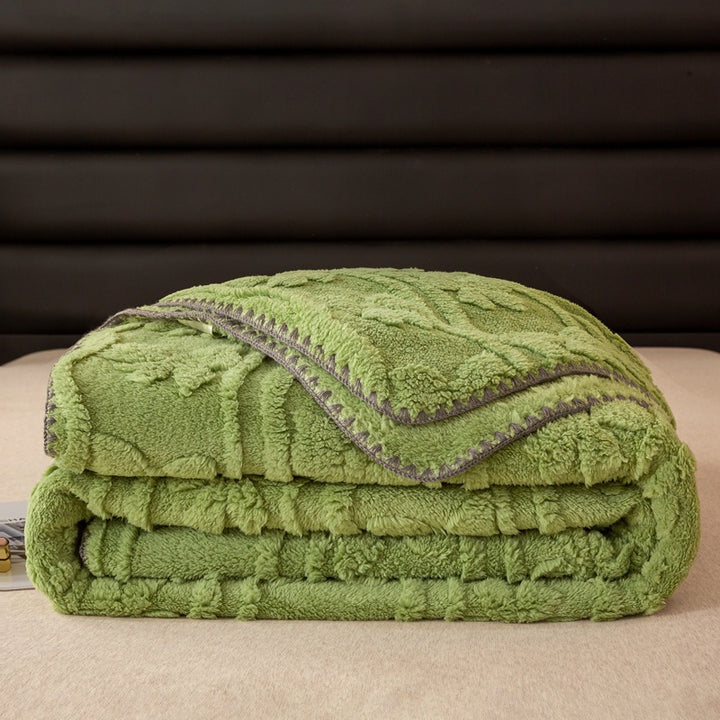 Ladies Cozy and Soft Blanket with Floral Pattern Kalsten