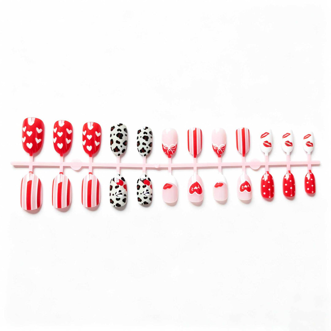 Heart-Themed Nail Art Set