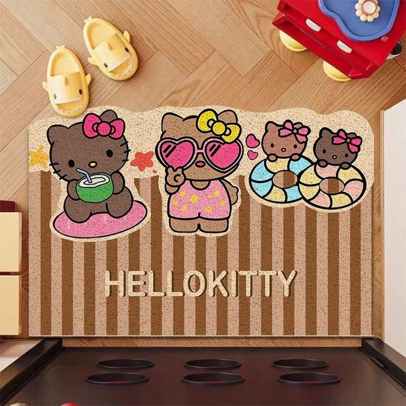 Cartoon-Themed Entryway Mat