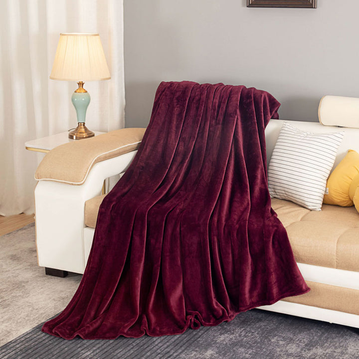 Plush Fleece Throw Blanket Kalsten