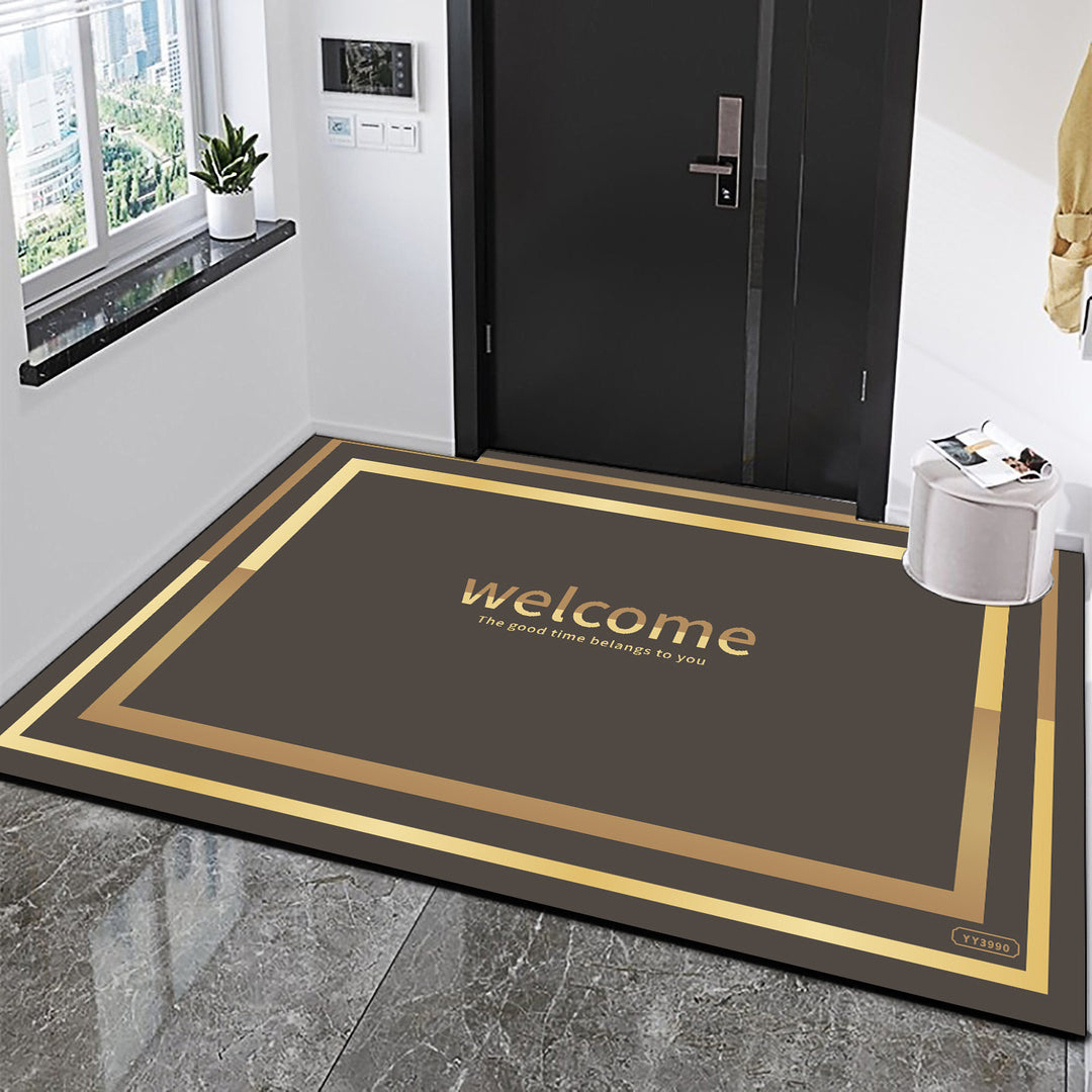 Cute Bear-Themed Floor Mat