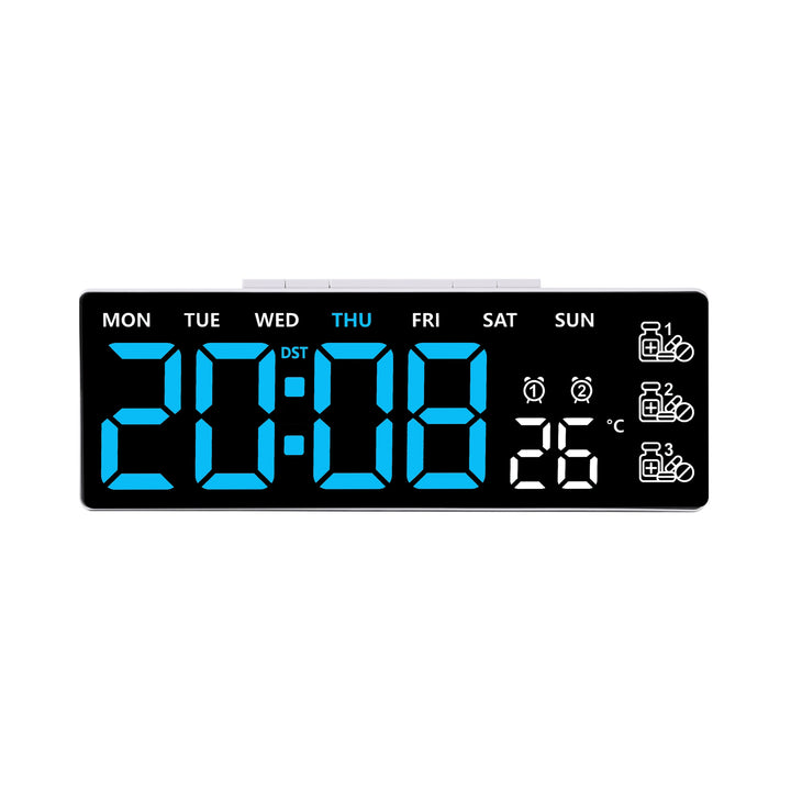 Digital Thermo Alarm Clock with Large LED Display Kalsten