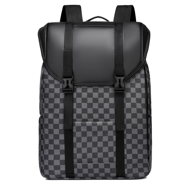 Stylish Checked Pattern Backpack Kalsten