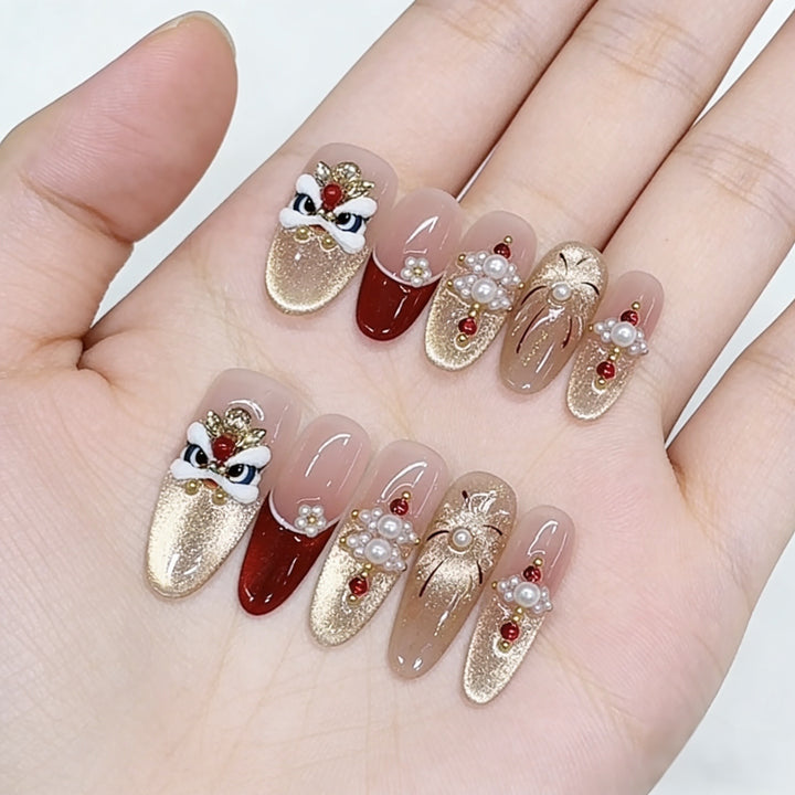 Decorative Themed Press-On Nail Set Kalsten