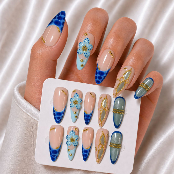 Artistic Mixed Media Nail Art Extensions Kalsten