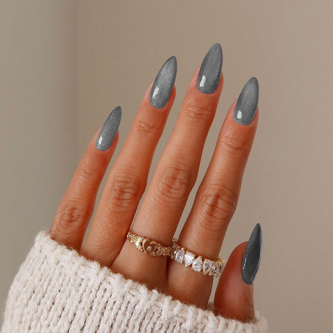 Glossy Gel Press-On Nail Set Kalsten
