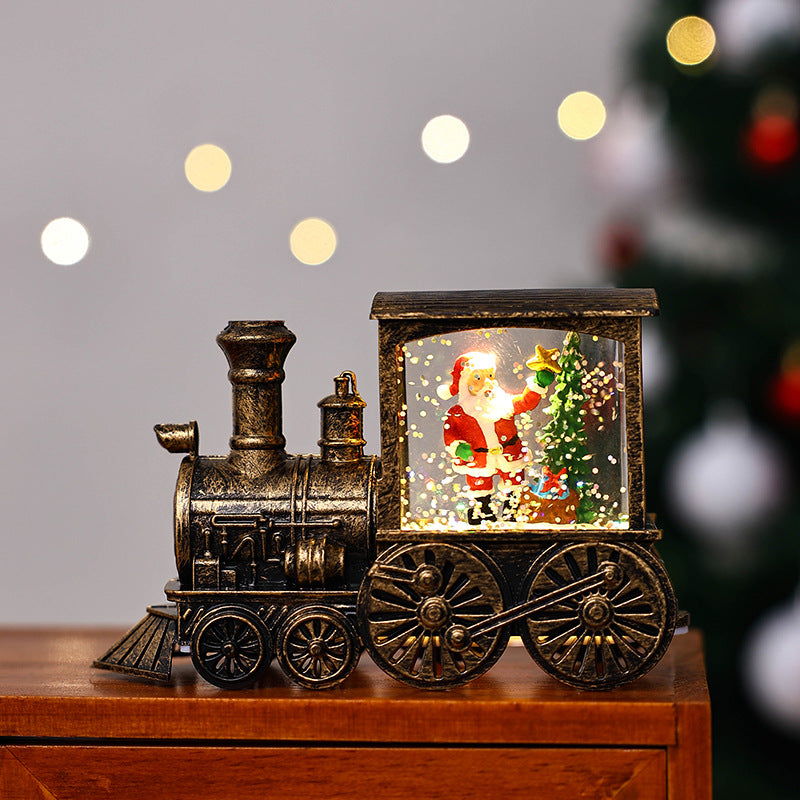 Illuminated Christmas train decoration Kalsten