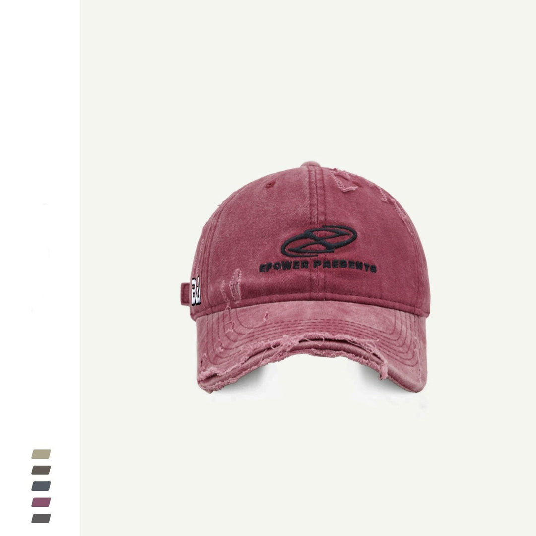 Distressed Adjustable Sports Cap