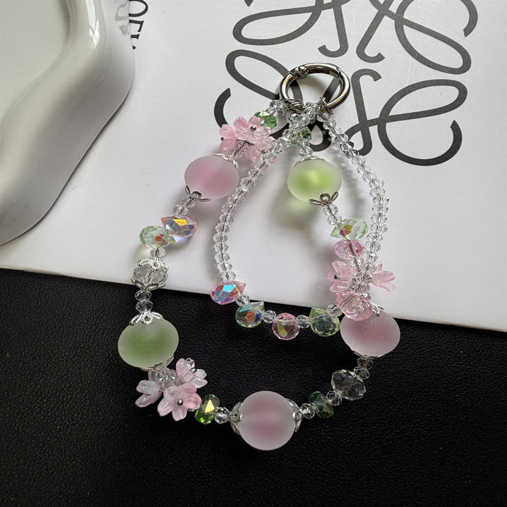 Floral Charm Beaded Keychain Kalsten