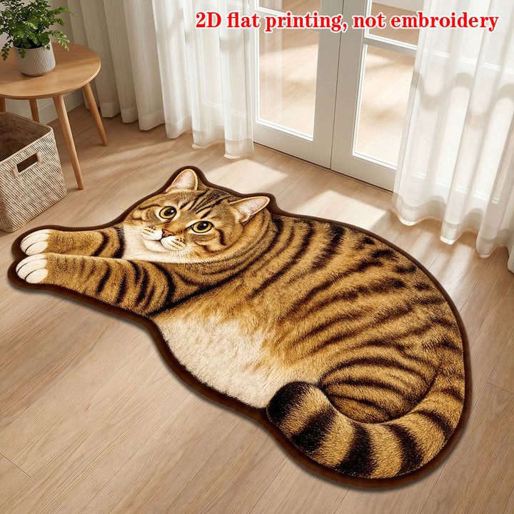 Plush Cartoon Cat Carpet