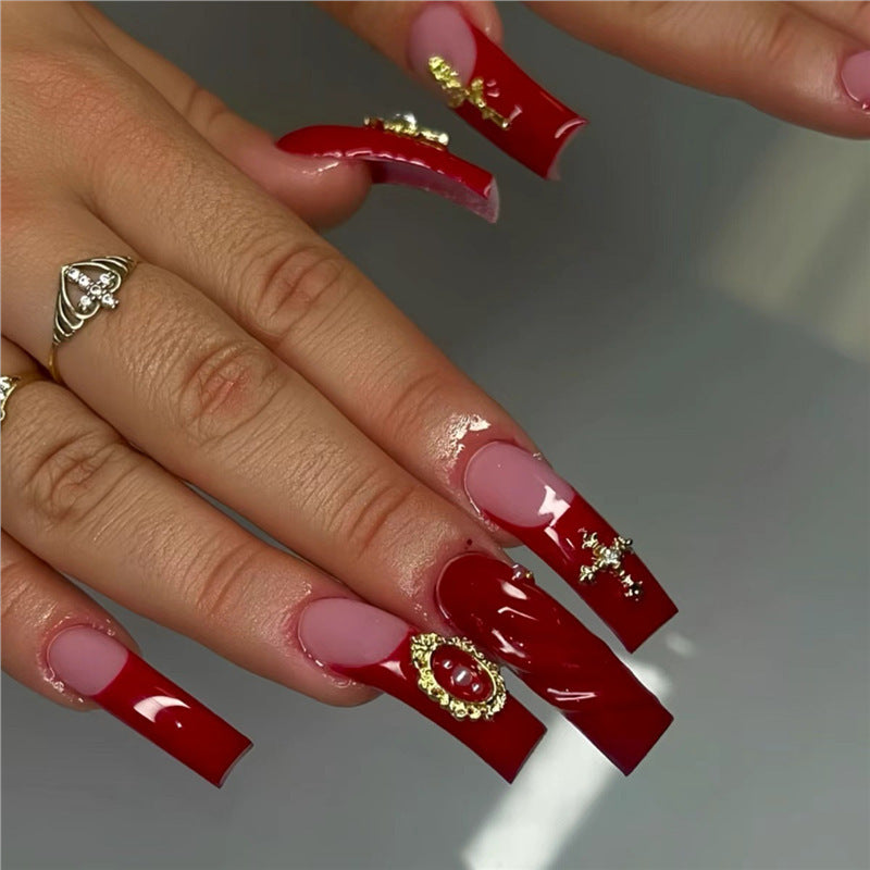 Artistic Decorative Press-On Nails Kalsten