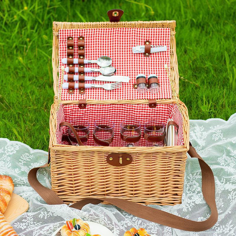 Handcrafted Wicker Storage Box Kalsten