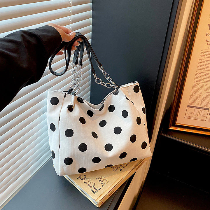 Stylish Polka Dot Tote